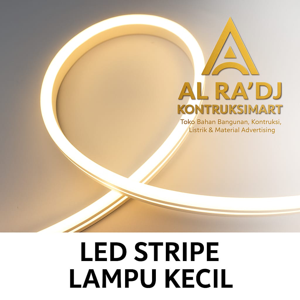 5050 strip lampu LED dekoratif strip lampu Kuning 5m + Soket