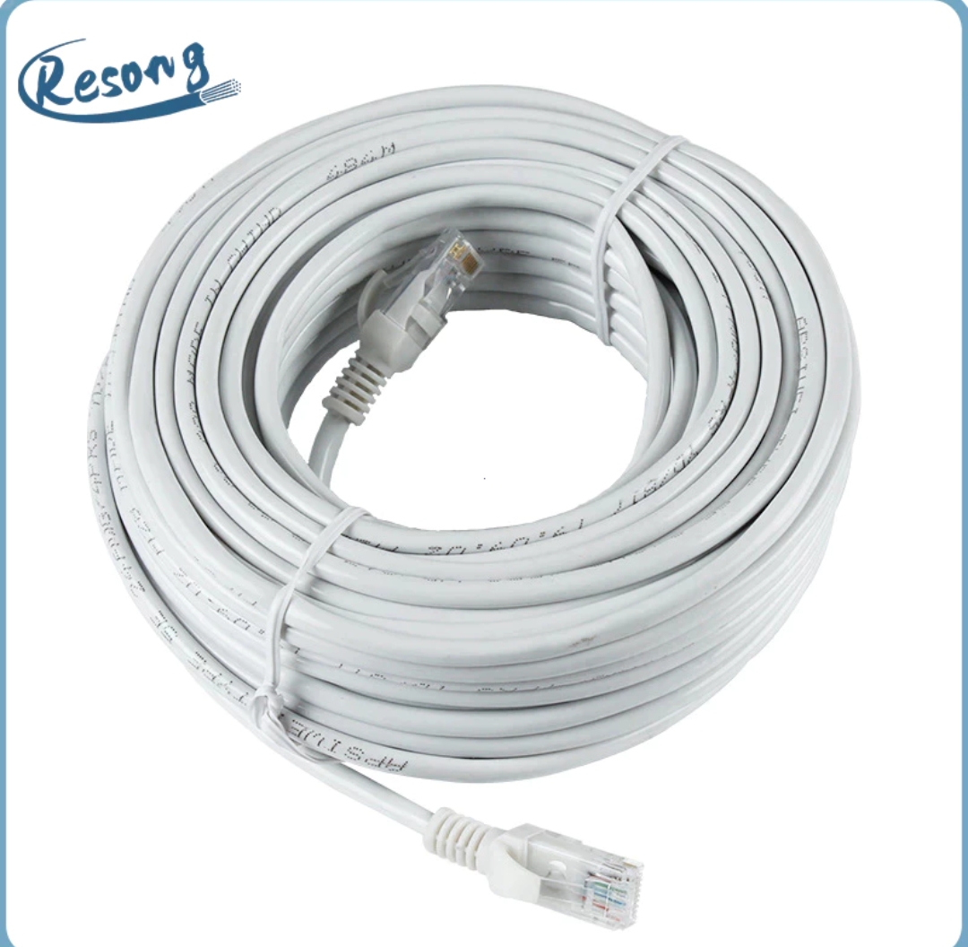 CAT5 RJ45 Kabel Ethernet Kabel Lan Kabel Jaringan Internet Outdoor Abu 10M