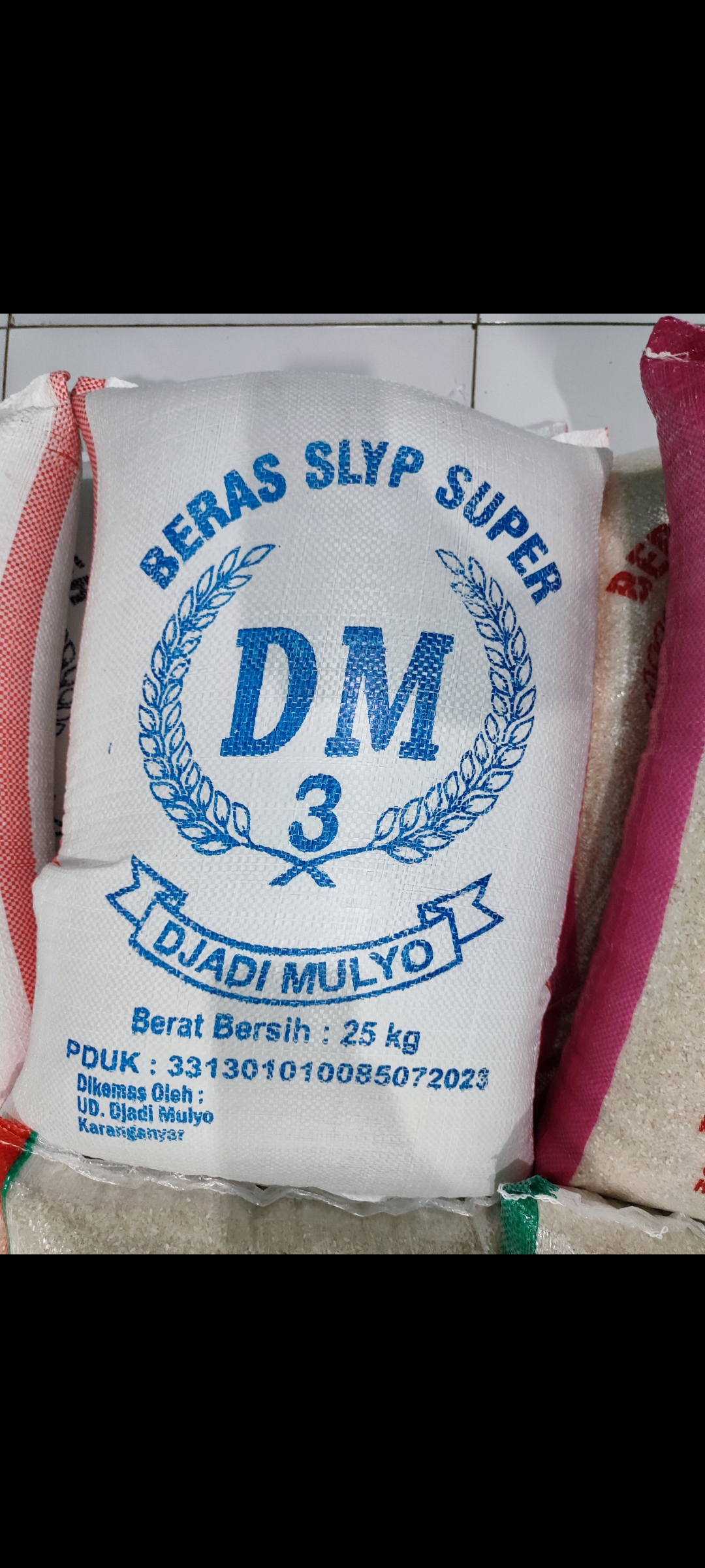 BERAS DM 3 (Per Kg)