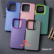 Case hologram hitam Realme C61