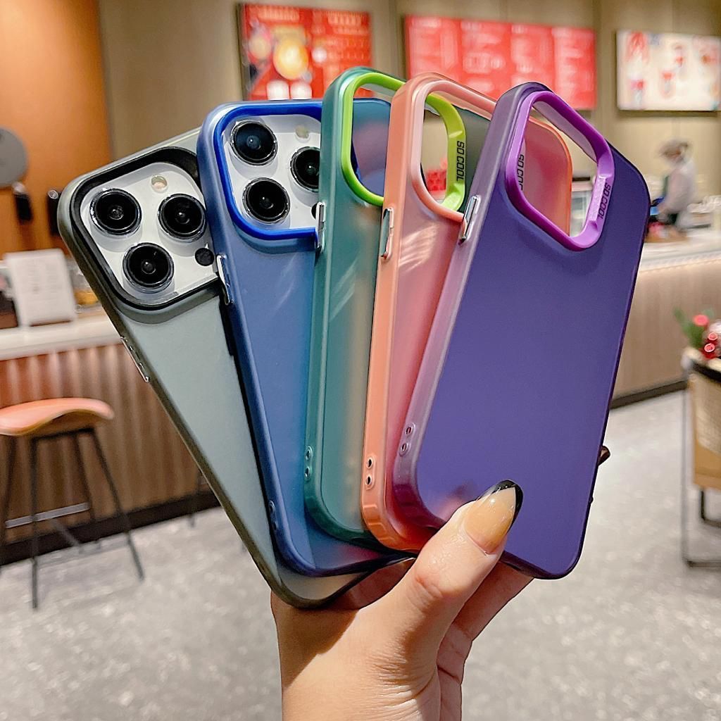 Case Hybrid hologram hitam Realme 12+ 5G