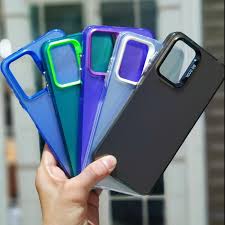 Case Hybrid IMD Plate hologram Biru REDMI 10 4G