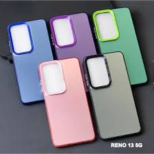 Case IMD hologram hitam Oppo Reno 13F 5G