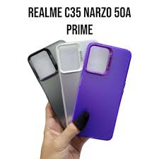 Case IMD Hybrid Plate Hologram Hitam Narzo 50i Prime