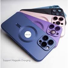 Case Premium ultra flex magsafe Biru IP 15 PRO
