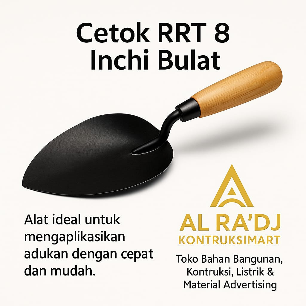 cetok rrt 8 inchi bulat