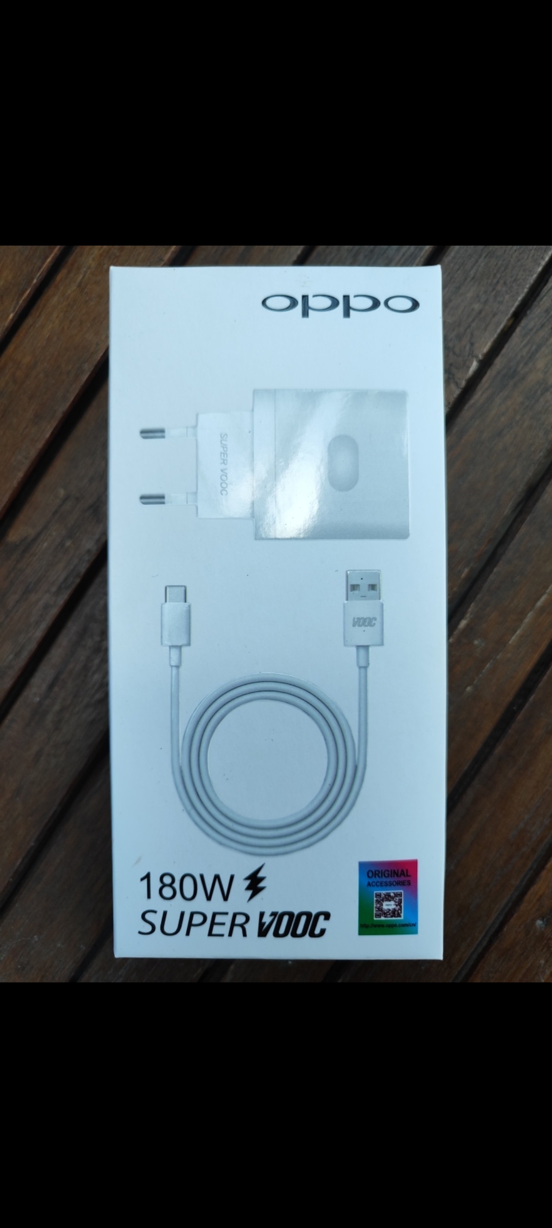 Charger Oppo 180W Micro putih Supervooc