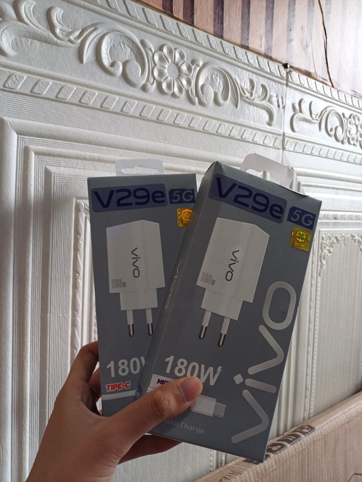 Charger Ori 100% Vivo V27E 180W Micro