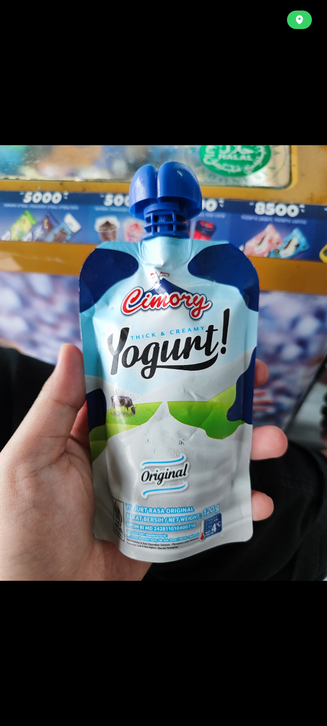 Cimory Squeeze 120g Original