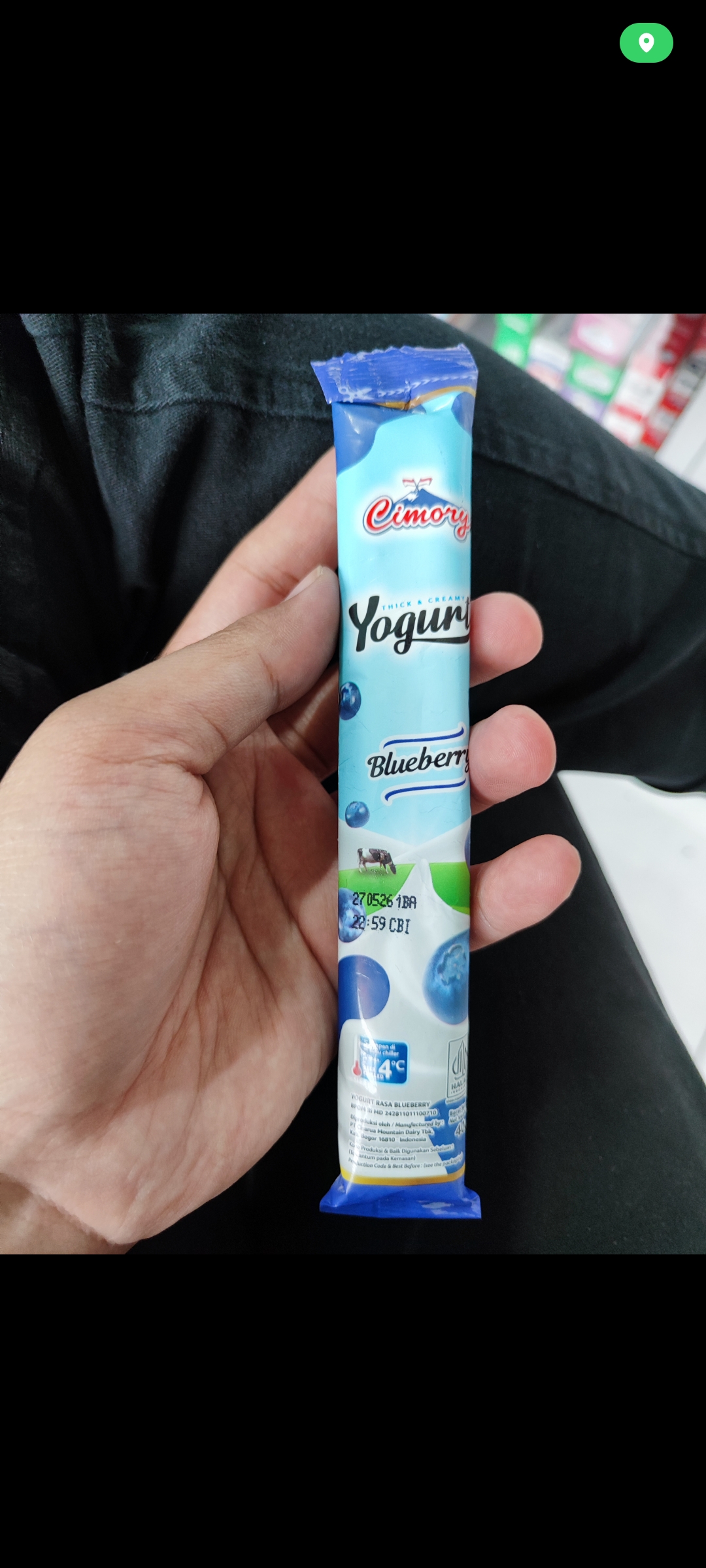 Cimory Yog Stick 40g Blueberry