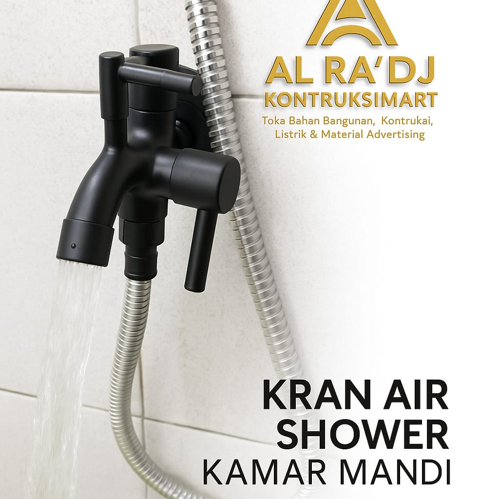 DGC Kran Cabang Shower Kran Mesin Cuci Keran Air Shower Kamar Mandi Keran dalam dinding 1/2"