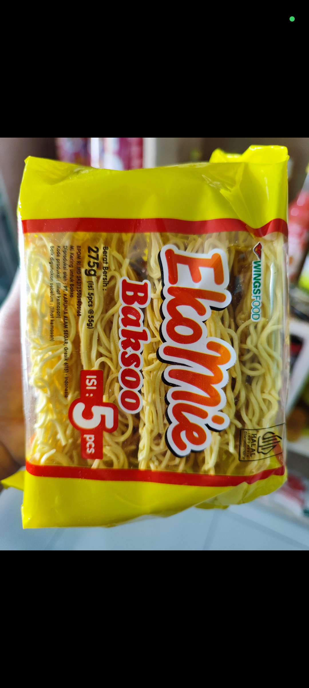 EKOMIE BAKSO 5'S 275GR