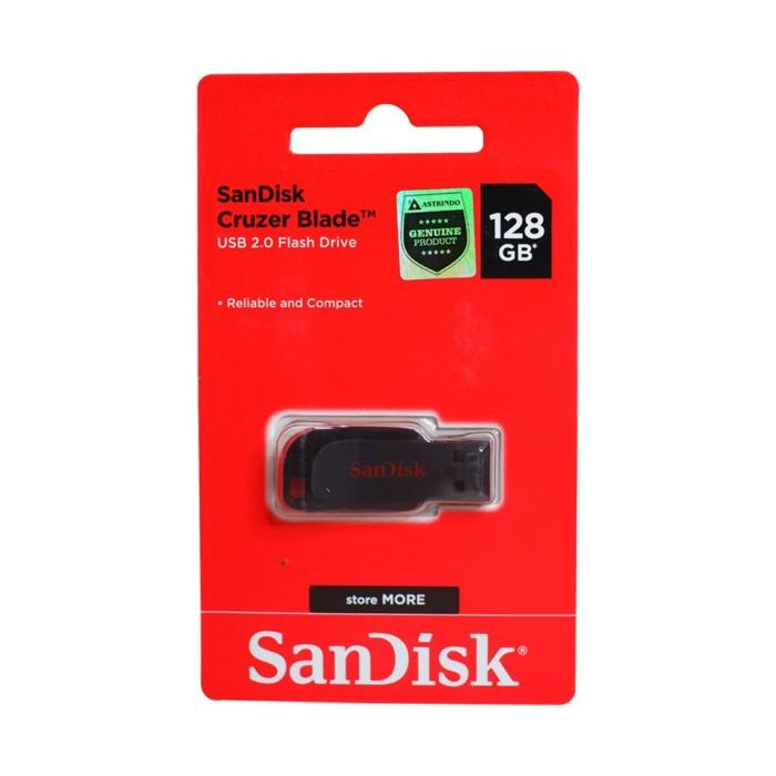 Flashdisk Sandisk Cruzer Blzer 128GB Flashdrive 2.0