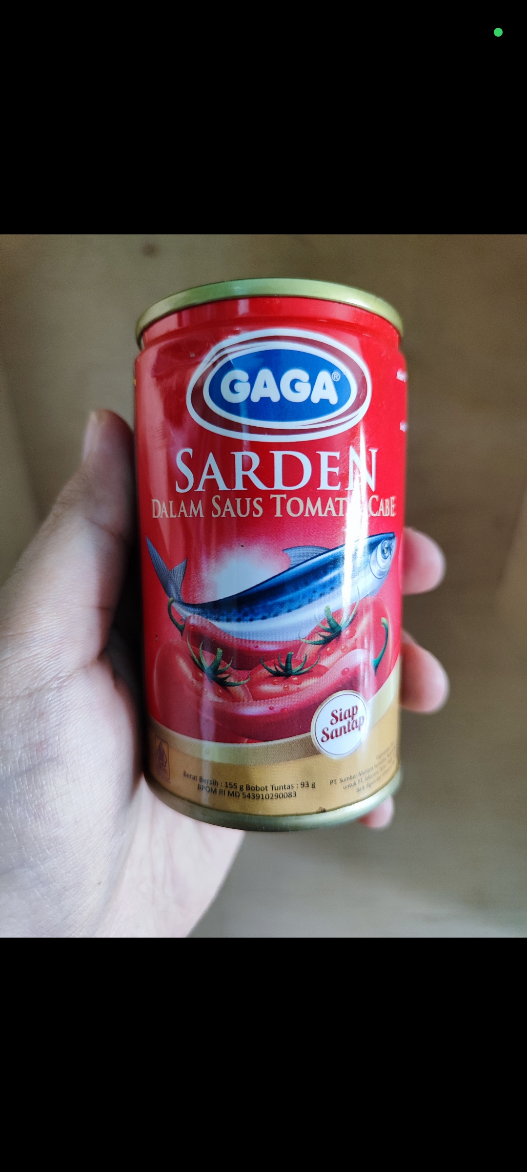 Gaga Sarden 155g