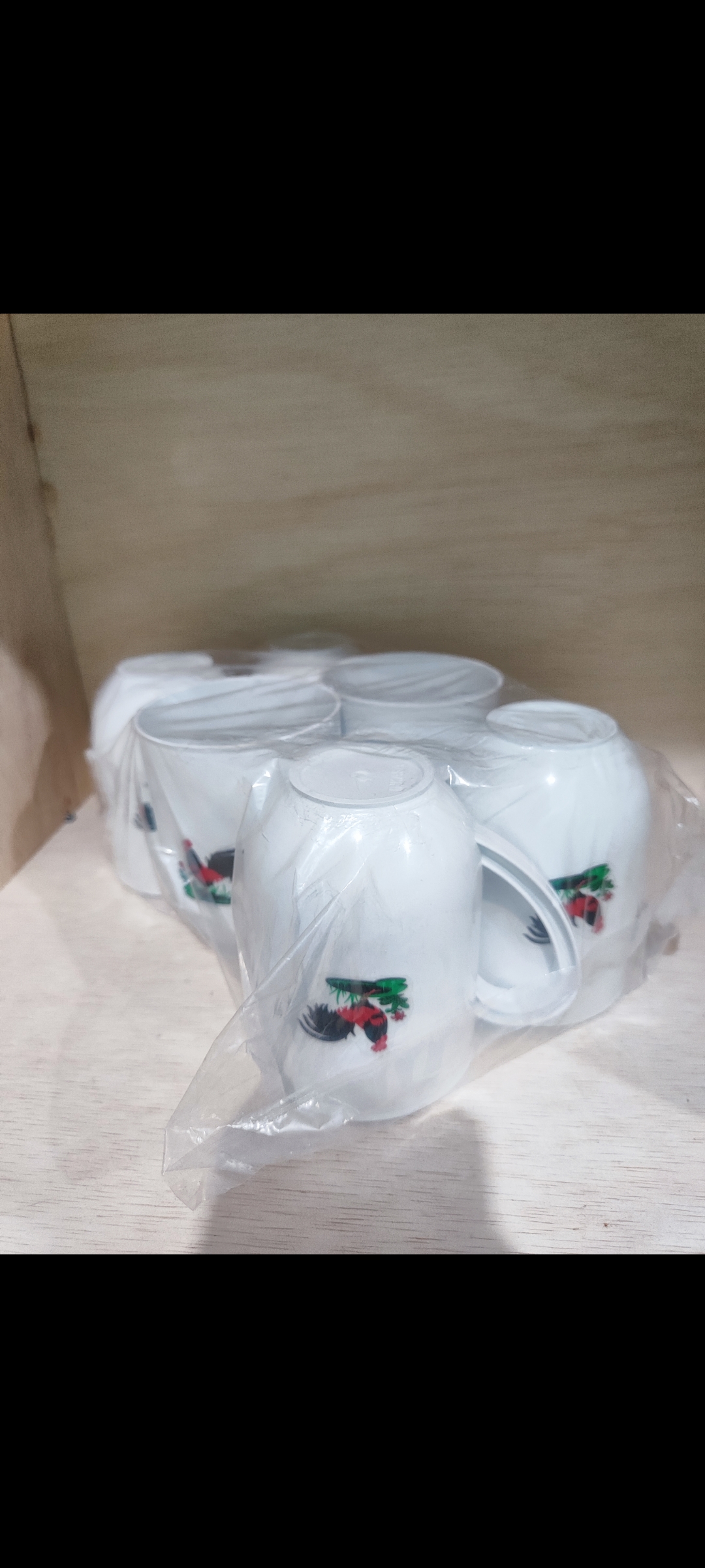 Gelas Ayam Jago Plastik