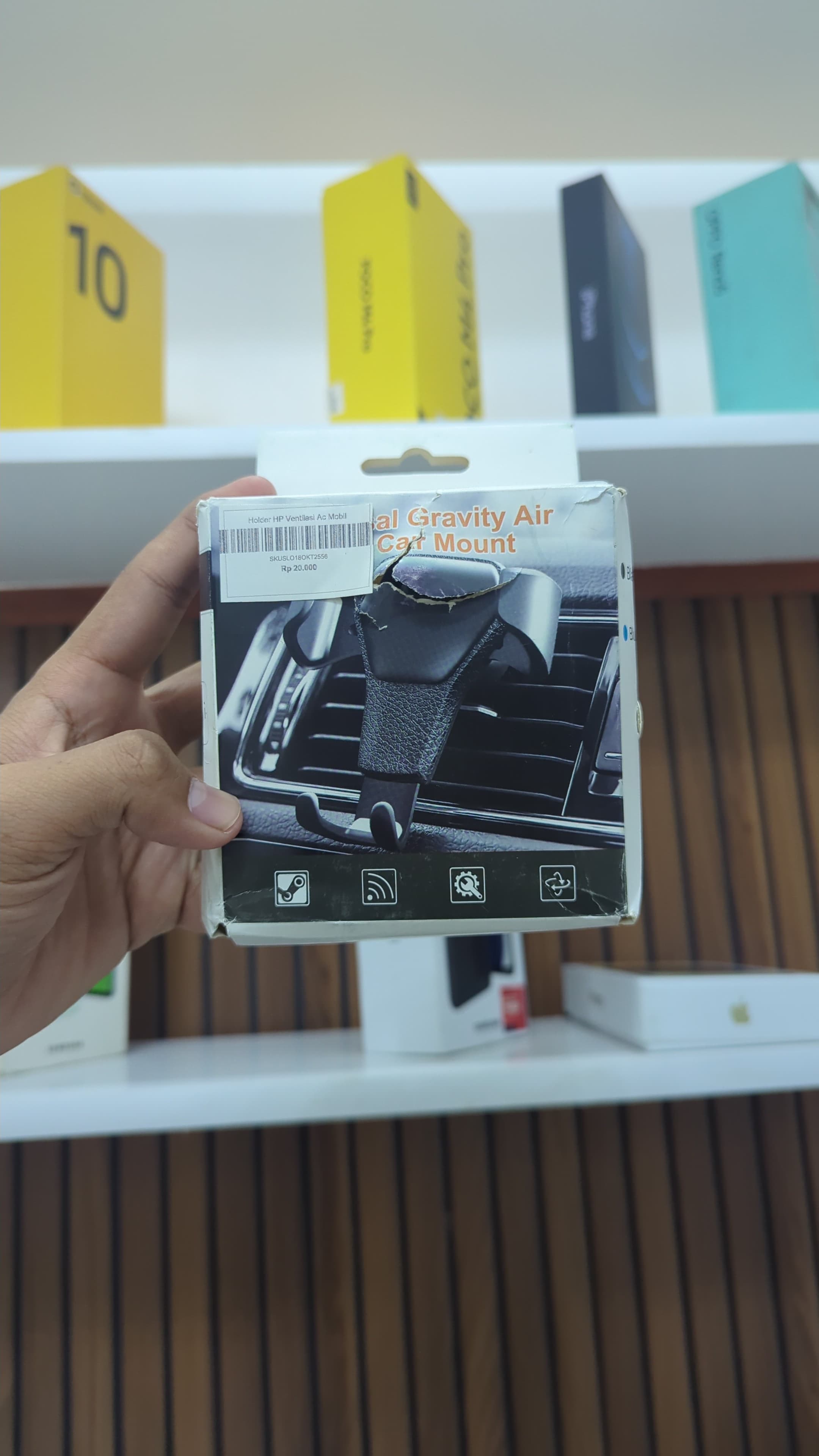 Holder HP Ventilasi Ac Mobil