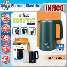 INFICO 1.8 Liter Putih Hijau Hitam Elektric Kettle