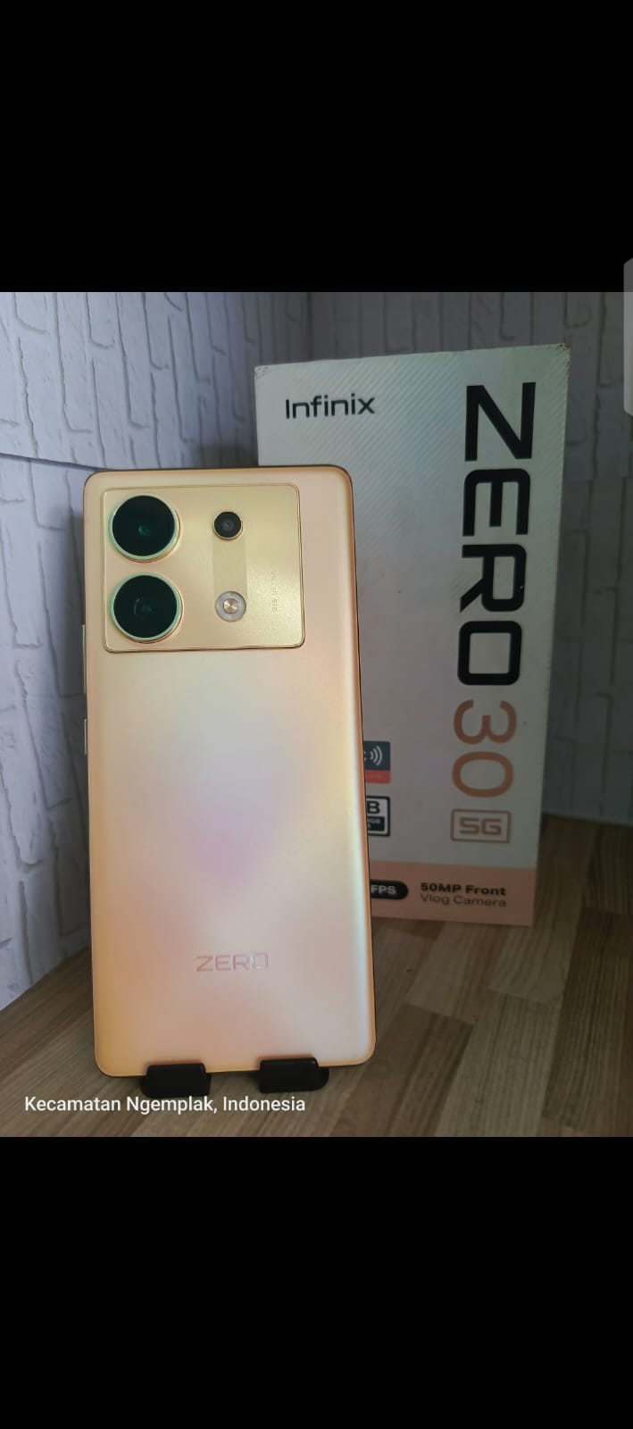 Infinix Zero 30 5G Golden Hour 12/256 | NFC | Unit + Dus + Case | Imei 358423920204346