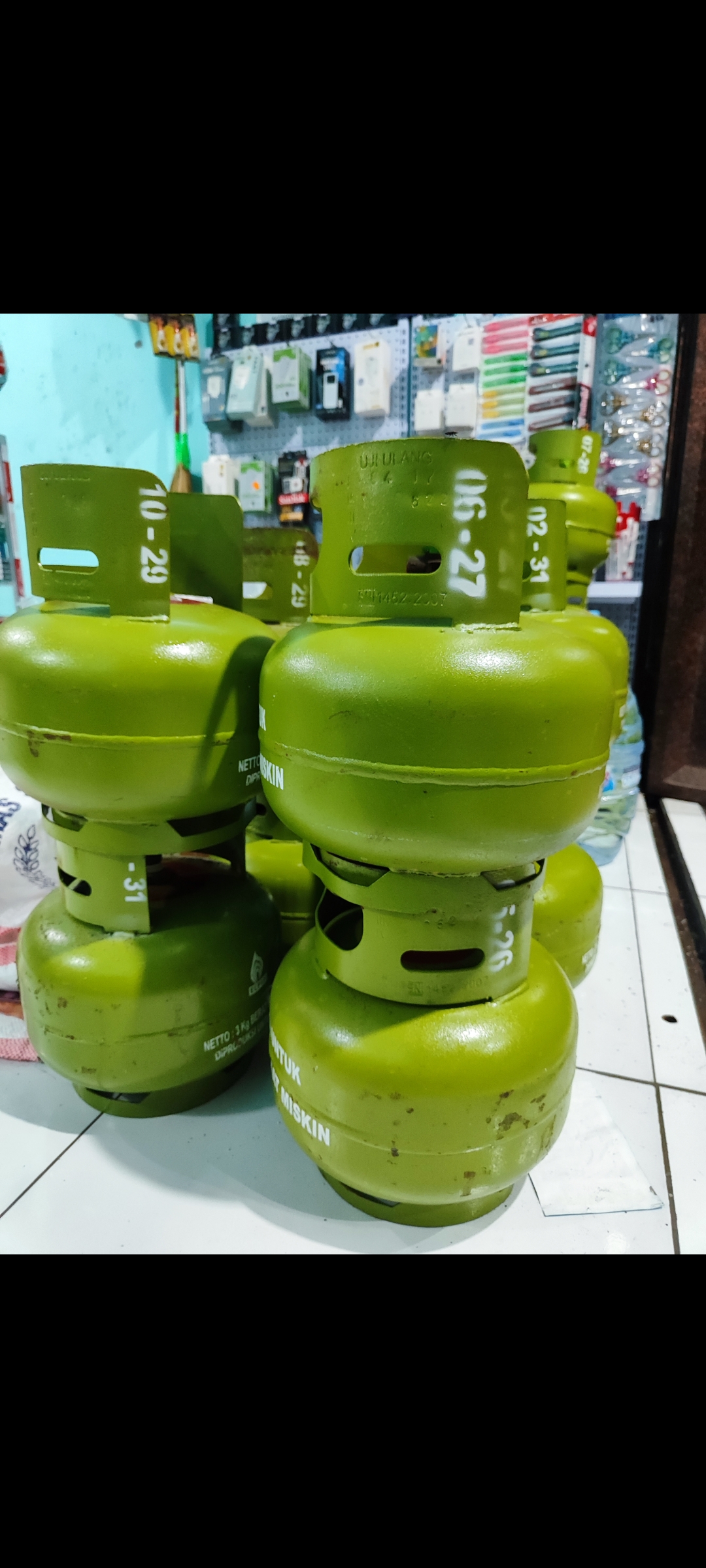 Isi ulang Gas 3 kg