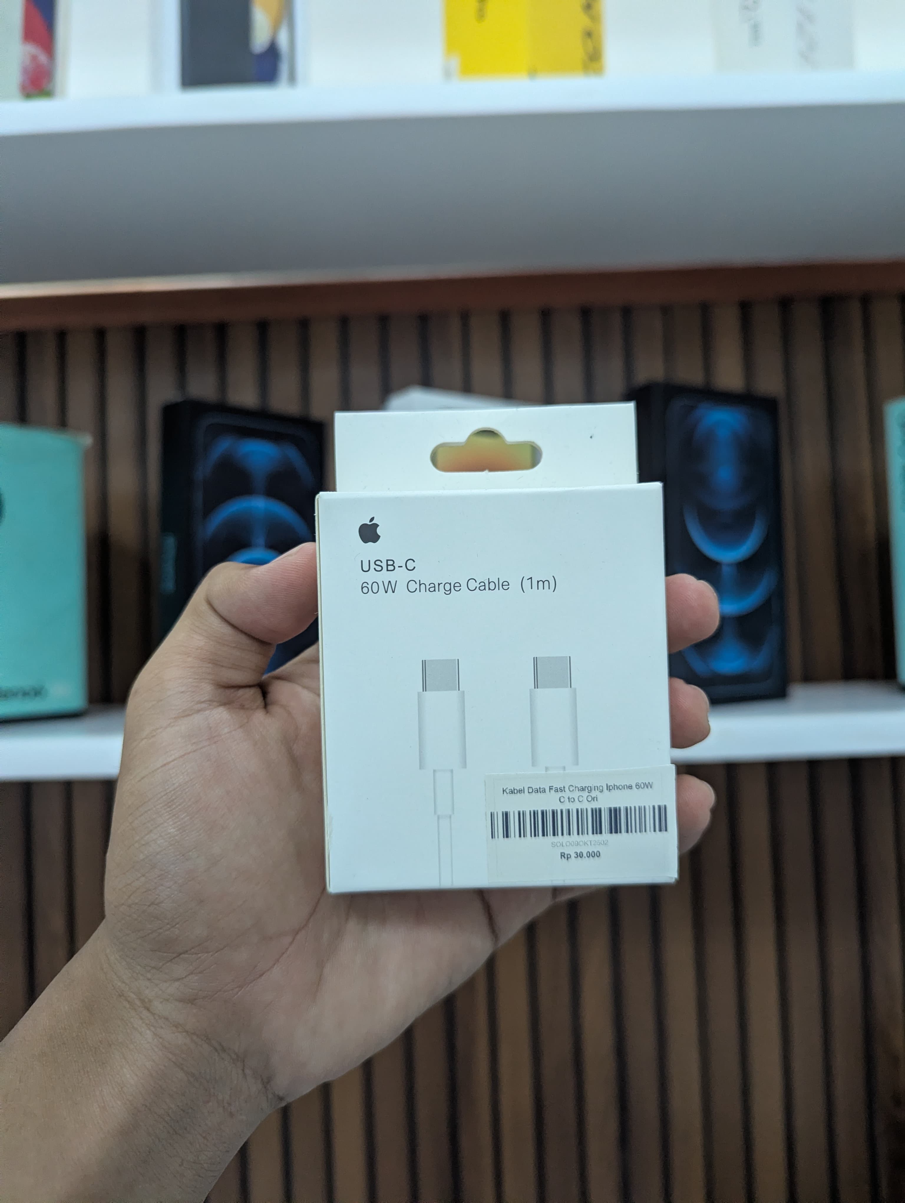 Kabel Data Fast Charging Iphone 60W C to C Ori