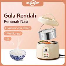 KANAZAWA Penanak Nasi Digital Low Sugar Rice Cooker