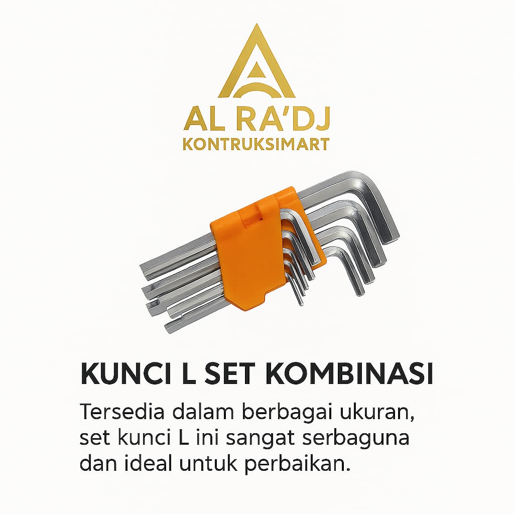 kunci L set kombinasi