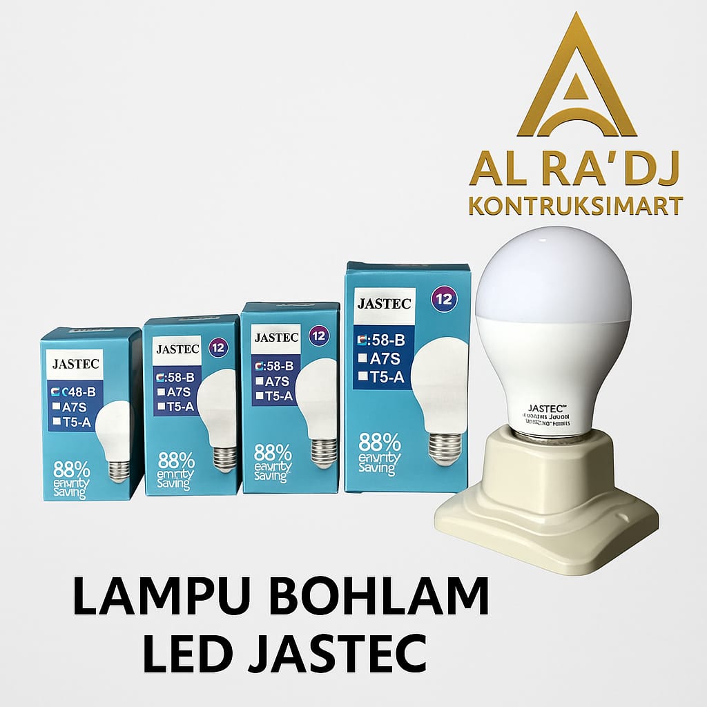 LAMPU BOHLAM LED BULB 10 WATT JASTEC / LED BULB PUTIH