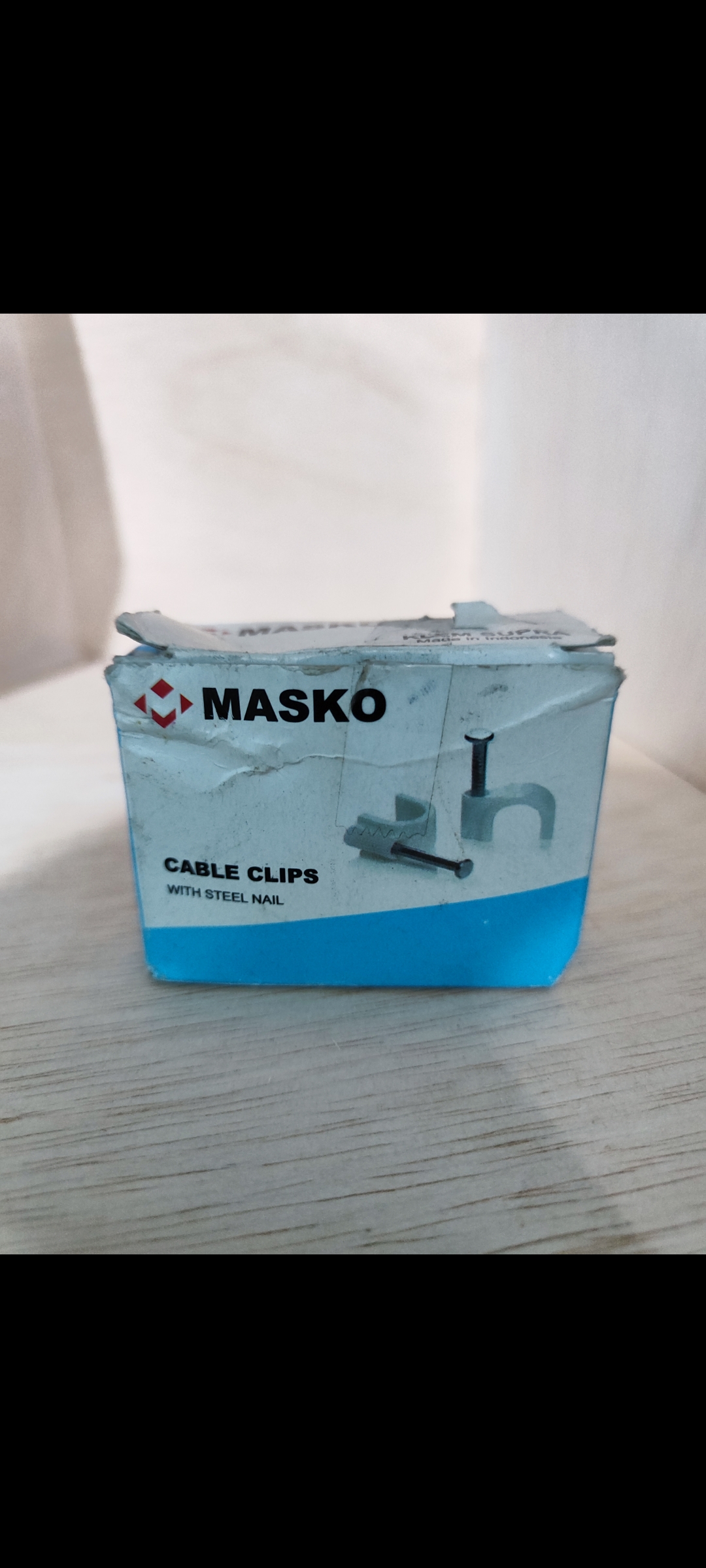 Masko Klem Kabel / Paku Kabel 6MM
