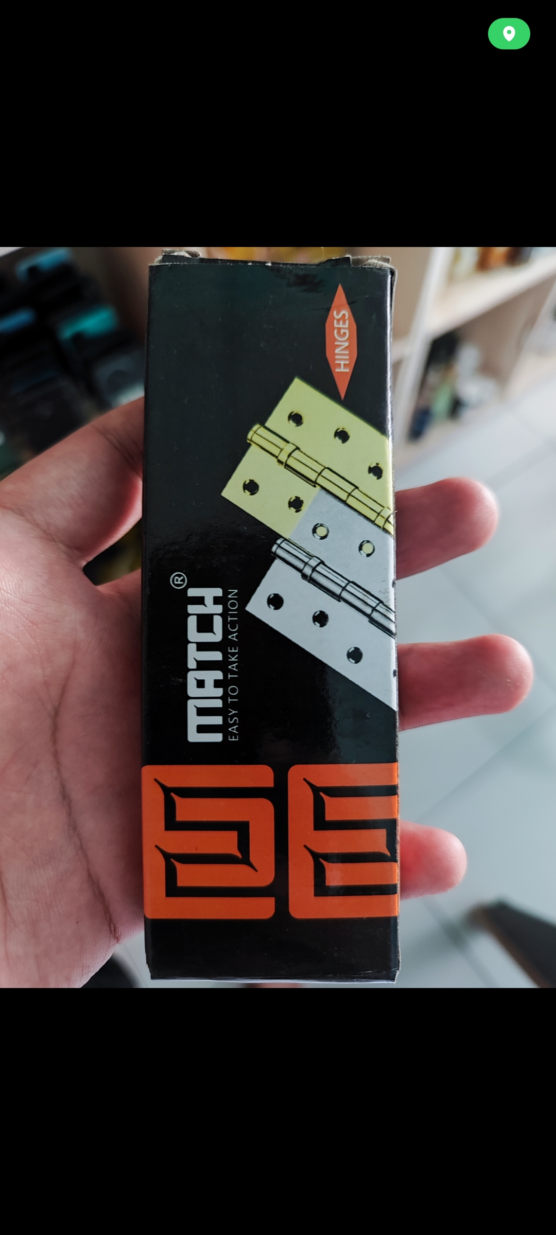 MATCH Engsel Besi Pintu Jendela Ukuran 4 Inch Tebal 1.2mm Free Sekrup 2307