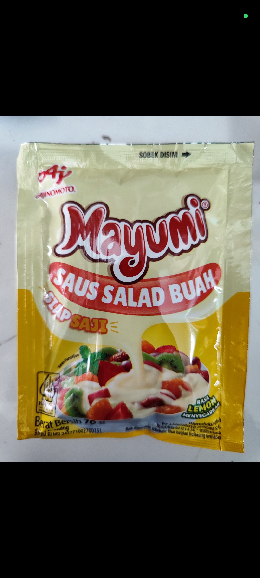 MAYUMI SAUS SALAD BUAH 70G