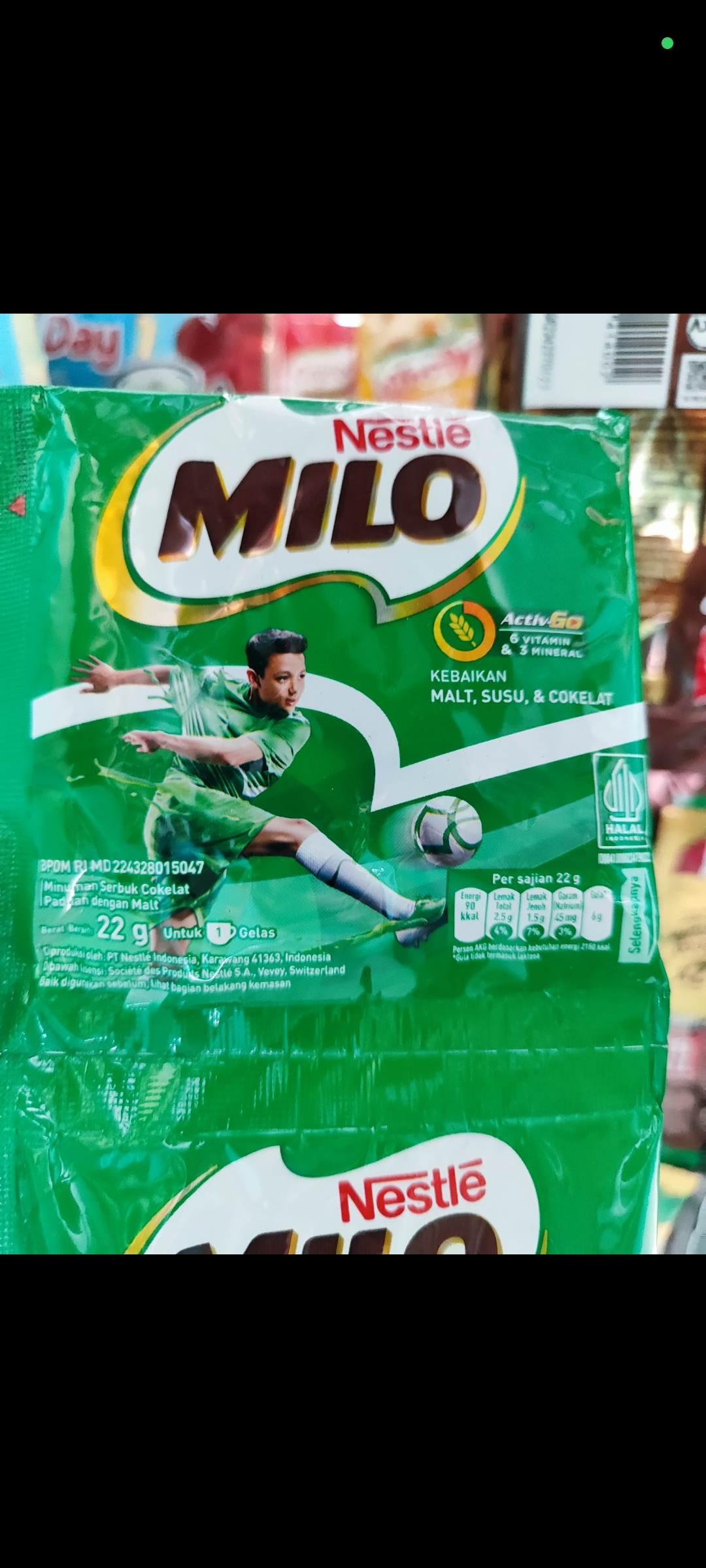 MILO ACTIGEN 22GRX10S