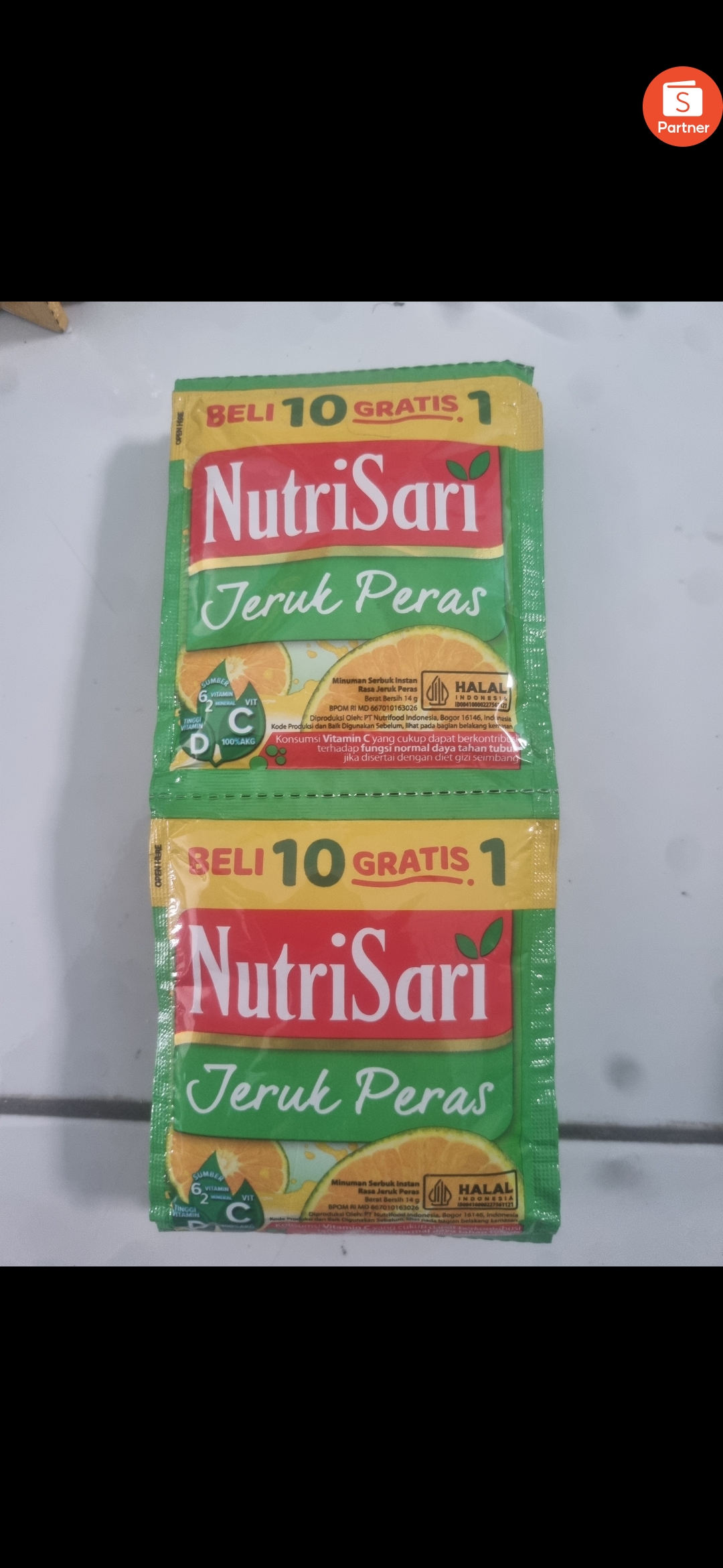 Nutrisari Jeruk Peras