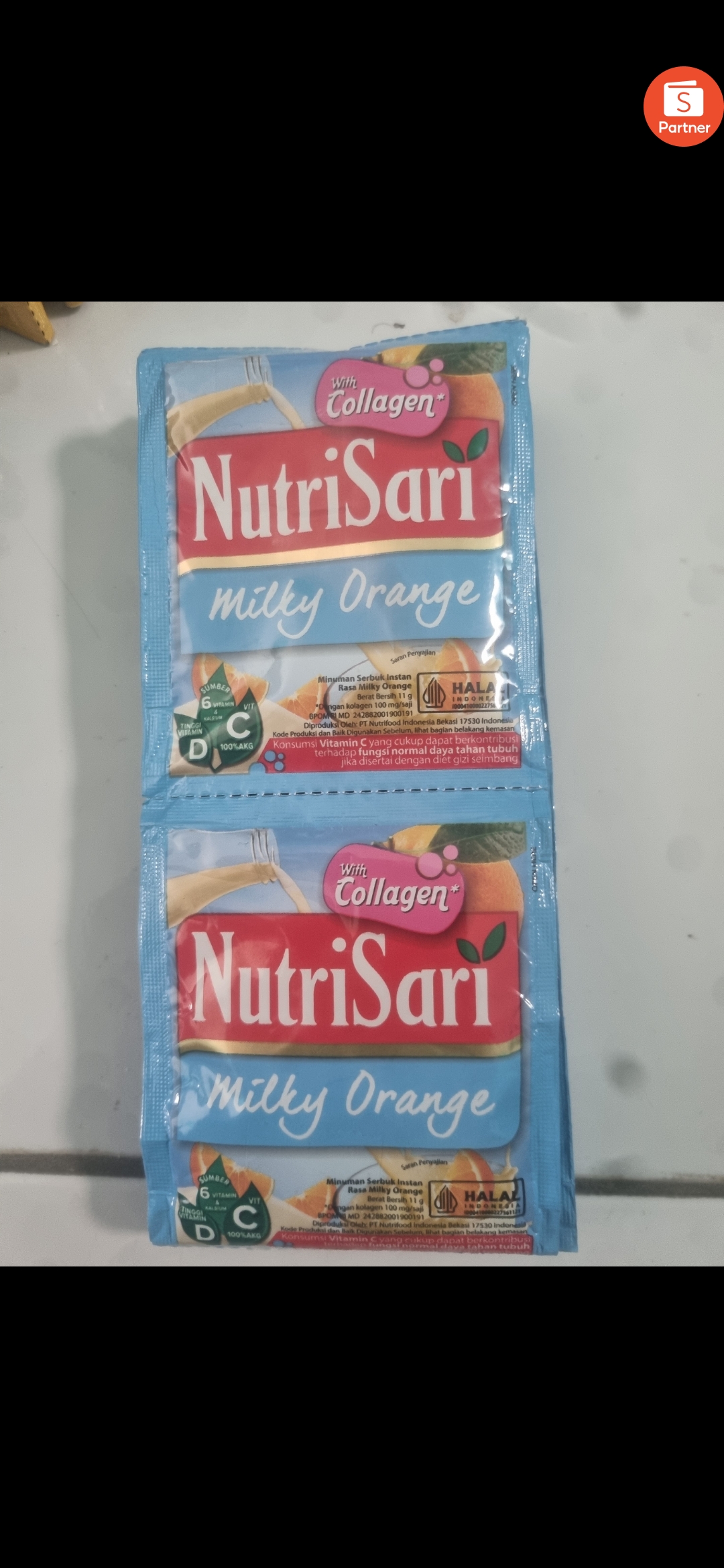 Nutrisari Milky Orange