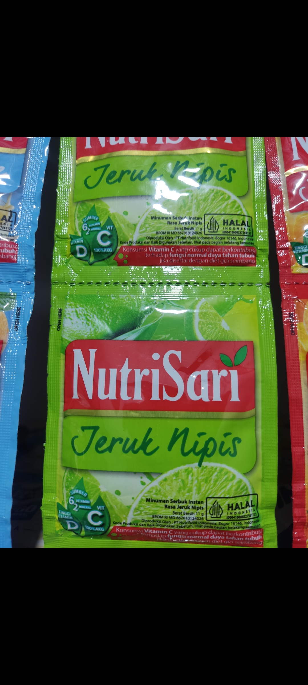 NUTRISARI SHACET 10S JERUK NIP