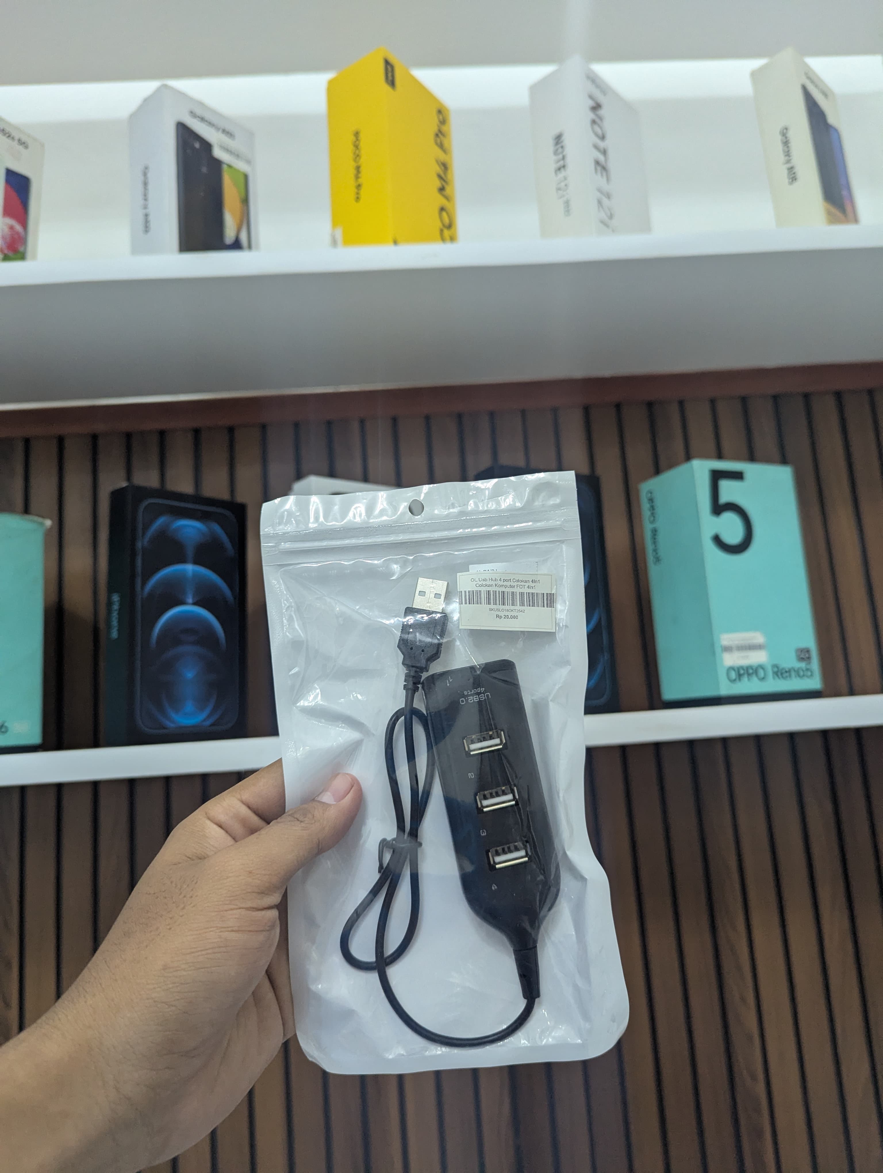 OL Usb Hub 4 port Colokan 4In1 Colokan Komputer FDT 4in1