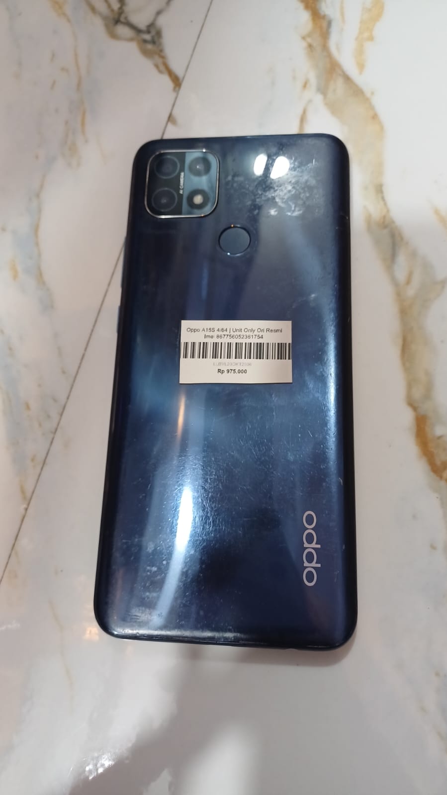 Oppo A15S 4G 4/64 | LCD Lokal | Unit Only Ori Resmi | Imei 867756052361754