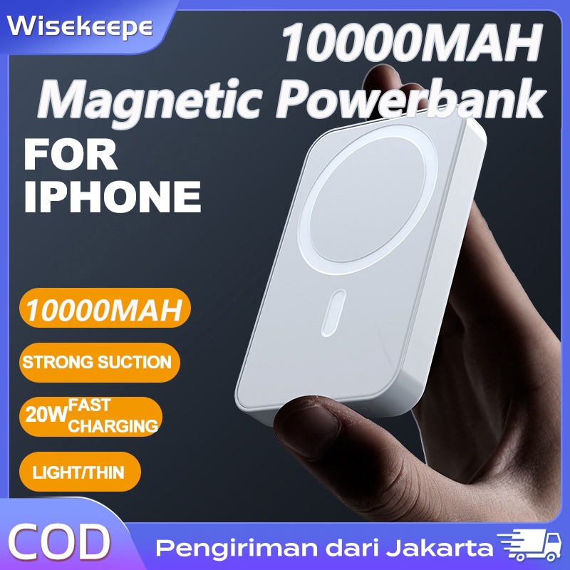 Original Magsafe Powerbank 10000mah Magnetic 20W Fast Charging