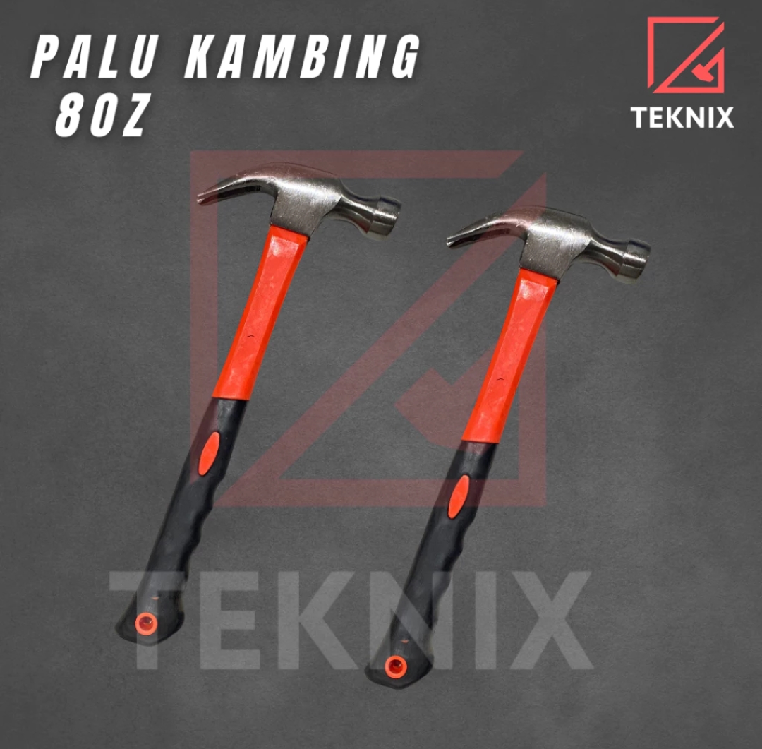 Palu Kambing 8oz 250g gagang Fiber