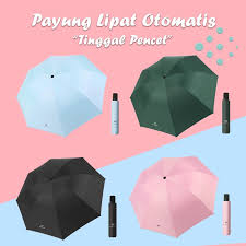 Payung Lipat Otomatis Ultra violet Anti Hujan Payung Anti Uv
