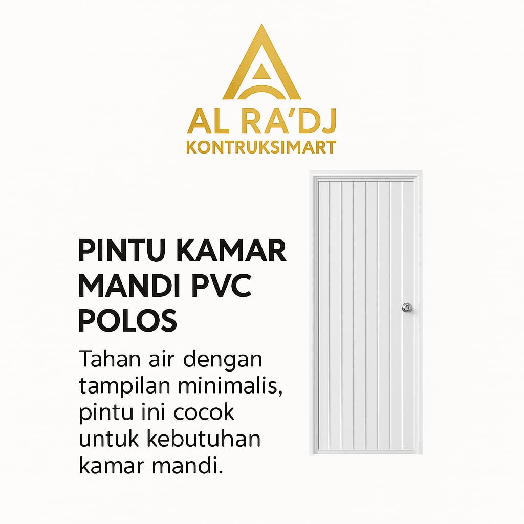 Pintu Kamar mandi PVC Polos