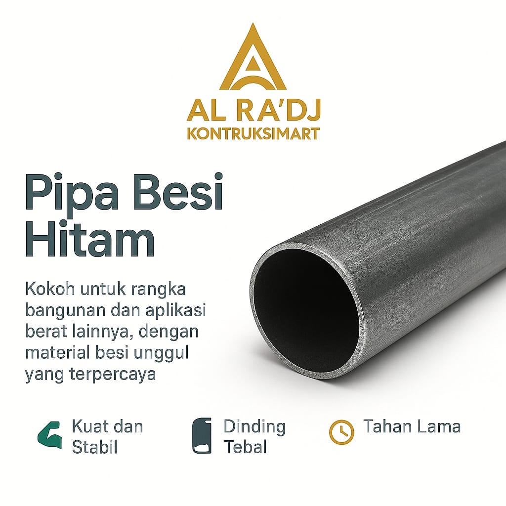 Pipa Besi Hitam 3 in