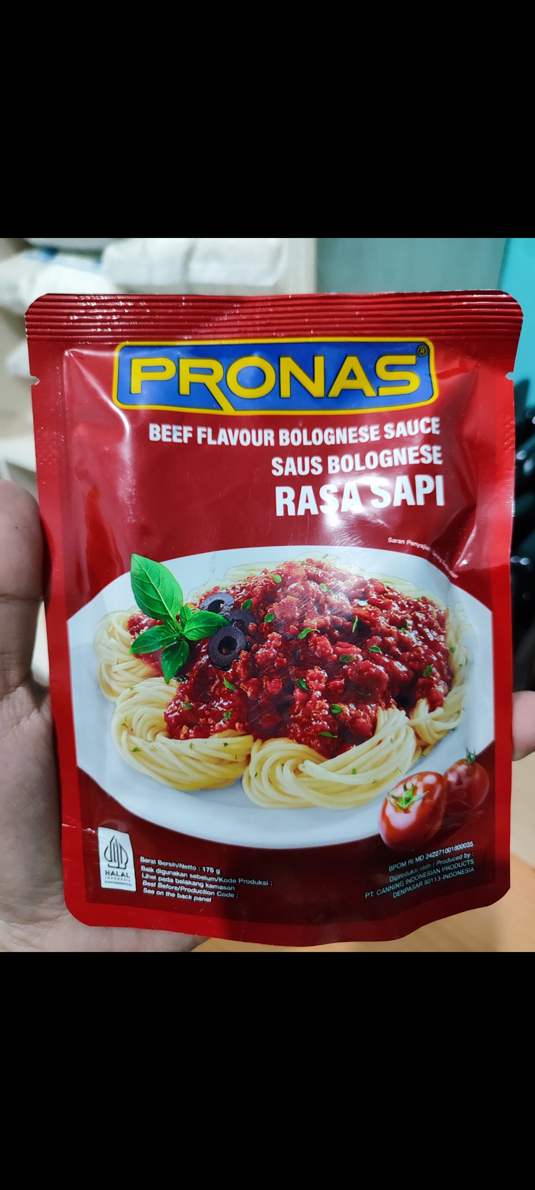 PRONAS BOLOGNESE SAUCE 175GR