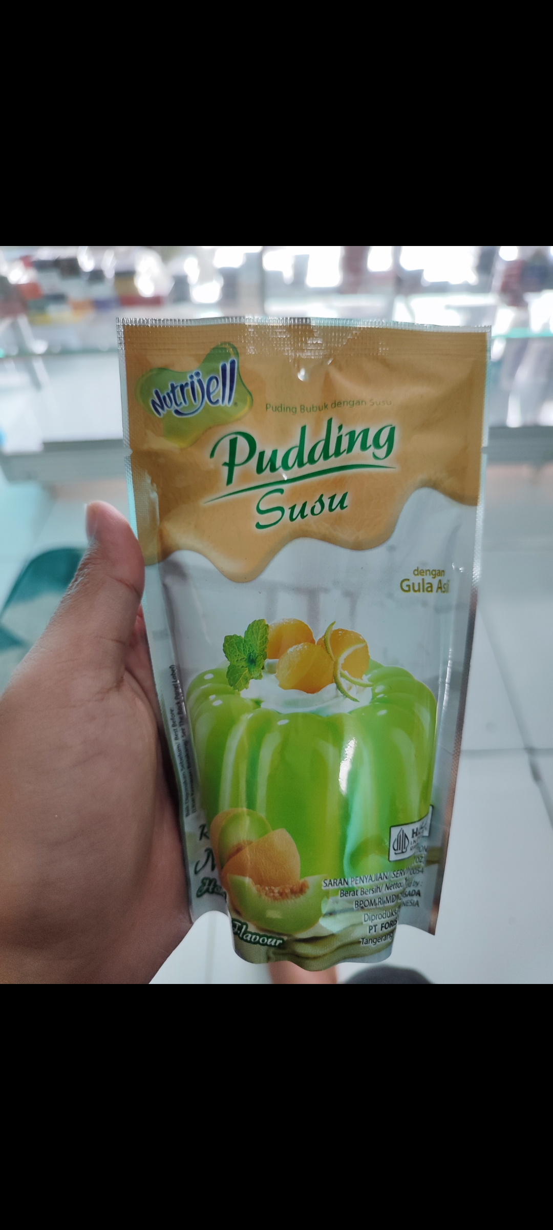 PUDDING SUSU MELON