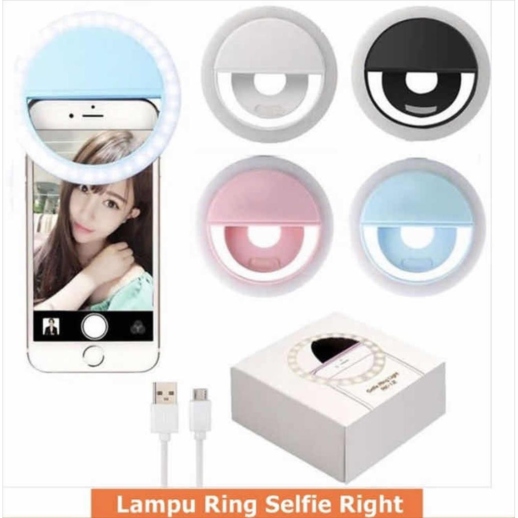 Ring Selfie LED Bulat kamera HP