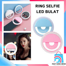 Ring Selfie LED Bulat kamera HP