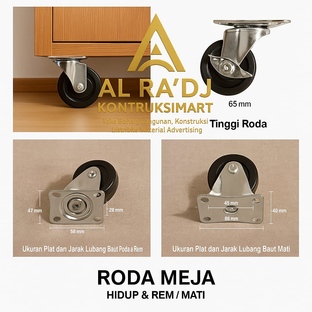 roda casterbulat
