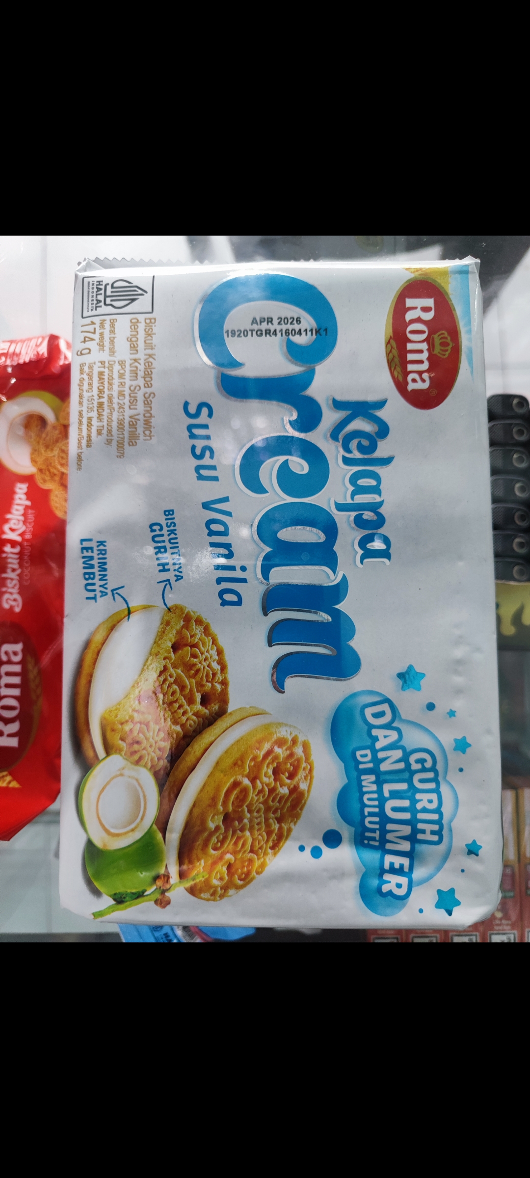Roma kelapa cream