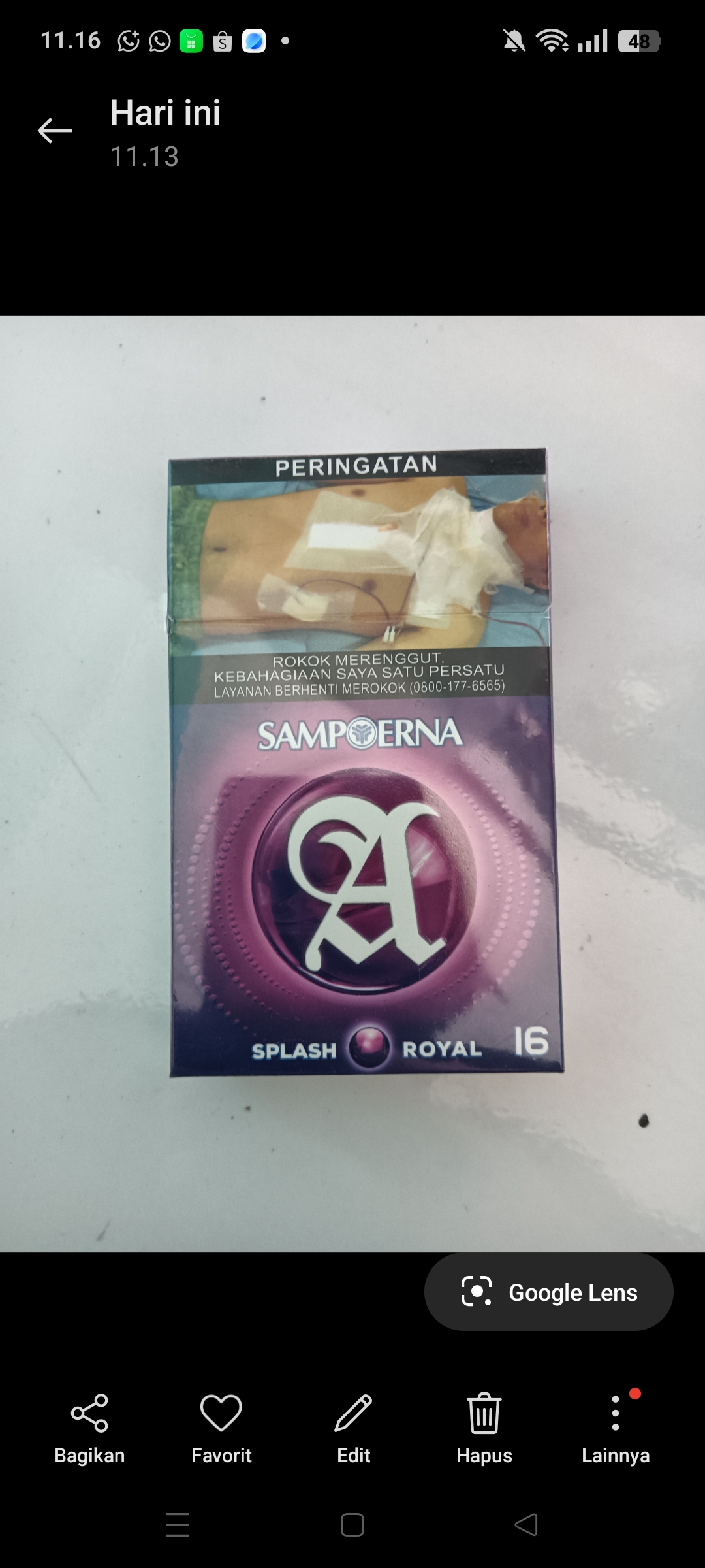 SAMPOERNA SPLASH UNGU_233_JJ
