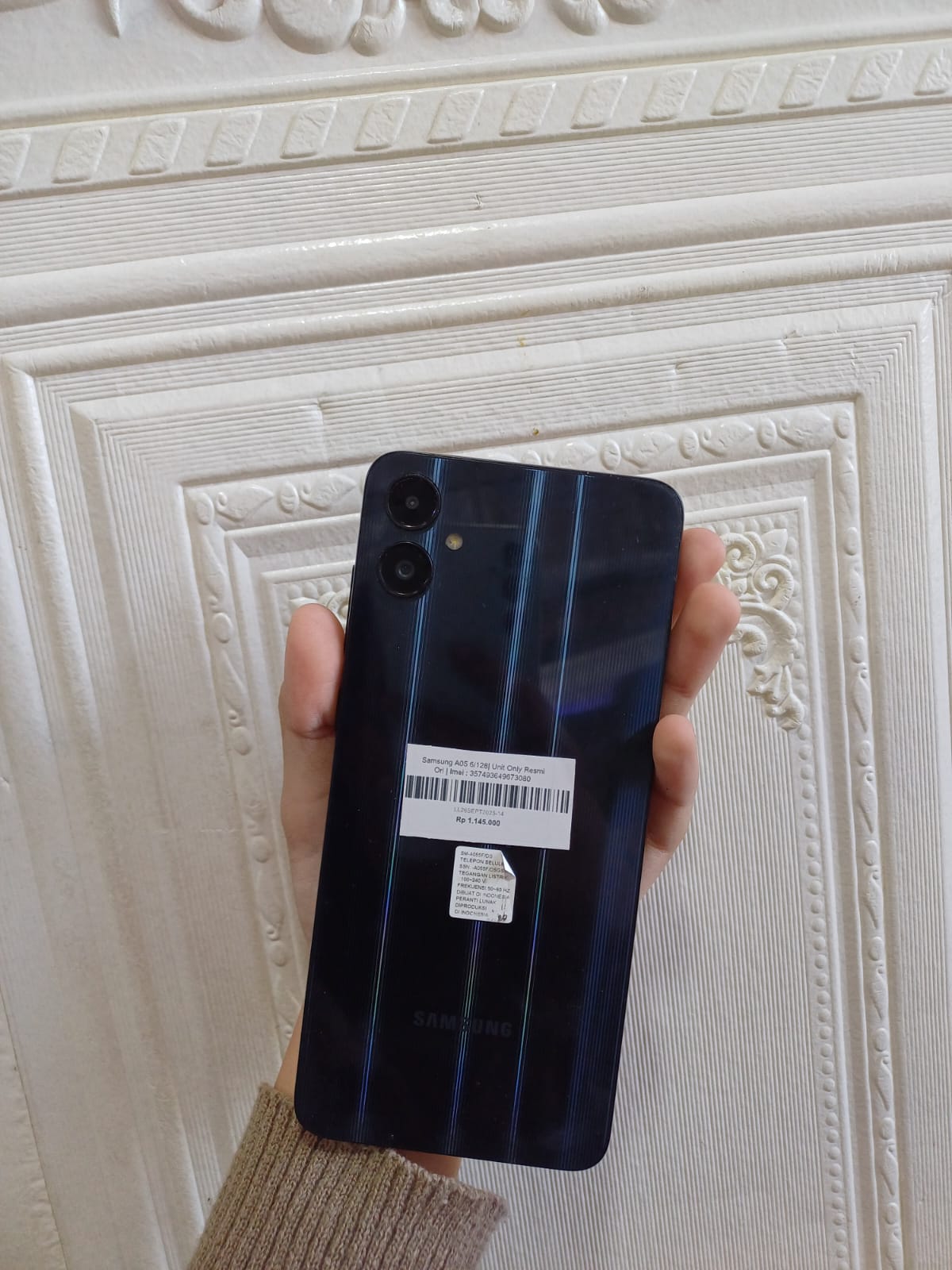 Samsung Galaxy A05 RAM 6/128 Black | Unit + Dus Ori Resmi | Imei 357493640399941 (BYL13JAN26-12-SRJK-S-144-1)