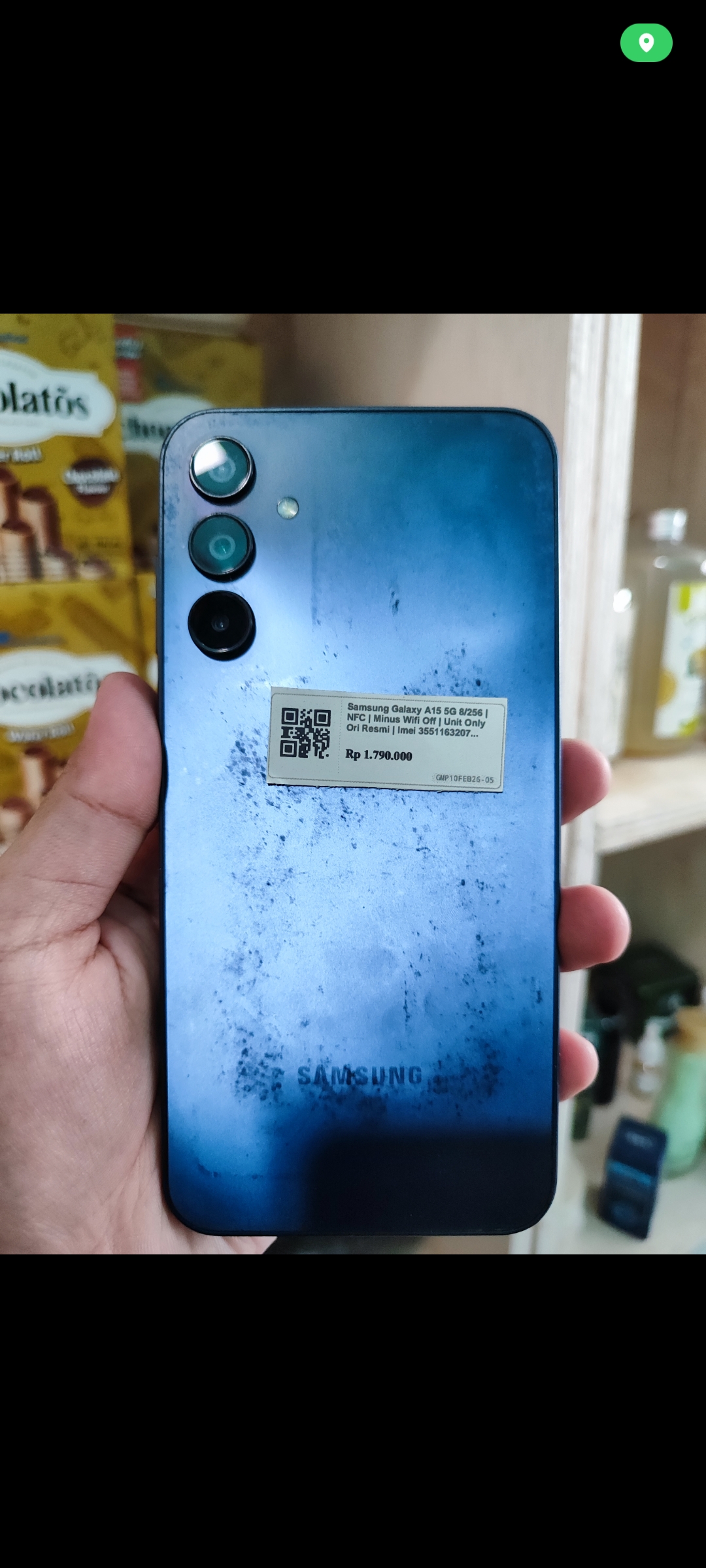 Samsung Galaxy A15 5G 8/256 | NFC | Minus Wifi Off | Unit Only Ori Resmi | Imei 355116320727923
